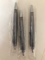 3 New Original Wrapping CLARINEX Pens Grayish Lavender Color with Logo