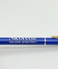 Lot 2 Vintage Drug Representative Nicoderm Nicorette Pen/Pencil Set No Ink As Is