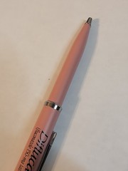 Pink Clip Diflucan Metal PEN Drug Rep Pharmaceutical Promo Medical Advertising