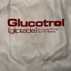 Glucotrol Glipizide Tote Bag Canvas Drug Rep Pharmaceutical Promo Advertising