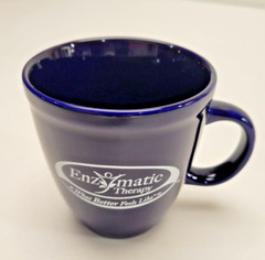 Enzymatic Therapy Mug Dark Blue Pharmacy Drug Rep Promotion 16 oz.