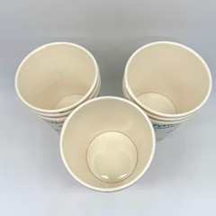 Vintage Zyrtec Pfizer 90s Promo Paper Cups x10 Pharmaceutical Deadstock