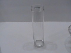 Vintage MEDICAL BOTTLE Glass Vials Medicine Apothecary Jars Test Tubes Threads