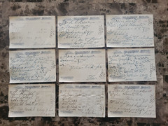 99 serially numbered antique prescriptions (1907) – OPIUM, PAPINE & CODEINE