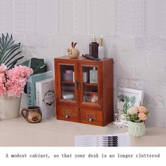 Rustic Apothecary Cabinet – 12″ L x 4.7″ W x 14″ H Vintage Pine Countertop Ca…