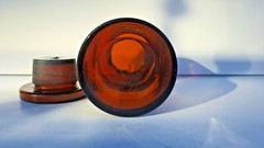 Vintage Brown Apothecary Pharmacy Brown Jar 250 ml BISMUTHUM CARBONICUM