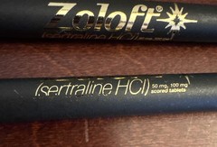 Black Zoloft Drug Rep Pharmaceutical Advertising Pen Pentel Micro Fine Superball