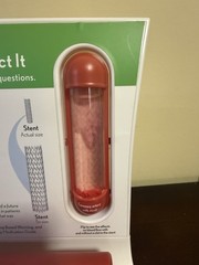 Vintage Effient Prasugrel Medical Display Stent Model Promo Rare