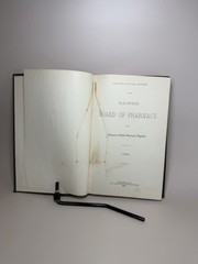 1885 Illinois Board of Pharmacy Annual Report Antique Medical Re