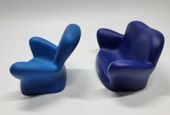 Vintage 1990’s Glaxo Smith Kline Mini Couch Chair Set Pharmaceutical Promo