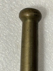 Vintage 1940s – 50s Solid Brass Mortar and Pestle Greek Key Design Pattern 3.5lb