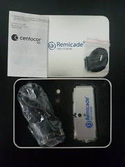 Centocor Remicade 4- Port USB Drug Rep Item in Metal Case