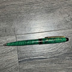 Megadyne Green Heavy Metal PEN Drug Rep Pharmaceutical Promo Medical Advertising