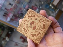Vtg Medical Remedy Pharmacy Quack Cure – Chocolate Coated Ripans Tabules Tin