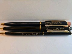 PROCARDIA XL Collectible Metal Pens x 3 Pharmaceutical Drug Rep