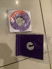 Vintage Verelan Pharmaceutical Purple Acrylic Drug Rep Promo Desk Clock NEW