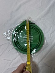 Credelio Quattro Pharmaceutical Collectible New Green Collapsible Water Pet Bowl
