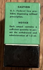 Vintage Protamide Empty Box Set – 10 Nested Apothecary Medical Display Props NOS
