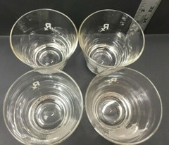 4 William Procter Jr Secundum Artem RX Rocks Drinking Water Glasses