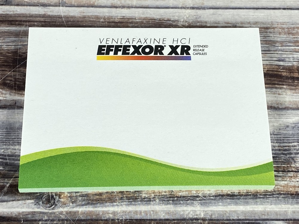 EFFEXOR XR (3″ X 4″) Pharmaceutical DRUG REP STICKY NOTE PAD – WYETH PHARMA