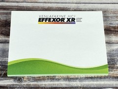 EFFEXOR XR (3″ X 4″) Pharmaceutical DRUG REP STICKY NOTE PAD – WYETH PHARMA