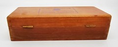 Wyeth Allergy Test Kit Vintage Extracts 1955 Intracutaneous Wood Box + 44 Vials