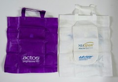 Actos Advicor Foldable Reuseable Tote Bag Drug Rep Pharmaceutical Promo Lot of 2