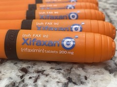 Xifaxan Orange Highlighter Drug Rep Pharmaceutical Promo Medical Ad Colazal