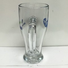 Drug Rep Exubera Pfizer Clear Glass Mug Coffee Cup Pharmaceutical Collectible