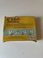 Vintage 1970s Dr Scholl’s Zino-Pads Bunions No. K22 Good Housekeeping USA