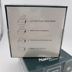2 Namenda Pharmaceutical Drug Rep Note Pad 4“x 4“- New & Sealed NOS
