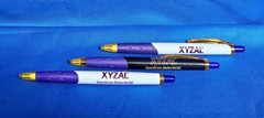 Xyzal Drug Rep 3 Ink PENS Pharmaceutical Collectible Medical Promo New PAPERMATE