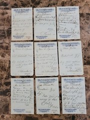 File Box & 97 antique prescriptions (1913) – Opium, Morphine, Dionin, Codeine