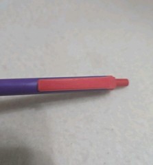 Allegra Ink Click Pen Drug Rep Pharmaceutical Promo Advertising Purple & Red