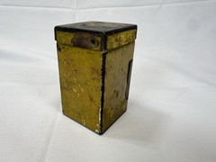 Early To Mid 1900s Vintage Pharmacy Prescription Druggist Tin. Toledo, OH