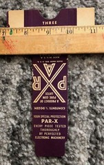 Vintage Condom Box Envelope Original Par X Prophylactics 1960s NOS Rubbers RX