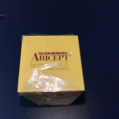 Vintage New Sealed Aricept Hourglass w/ Burgundy Sand Pharmaceutical Drug Rep