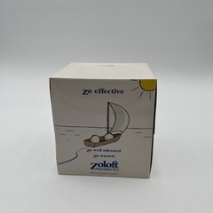 Rare Zoloft Tissue Box Pharmaceutical Drug Rep Promotional Swag Pfizer