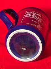 Procardia XL Pfizer Labs Blue Ceramic Coffee Mug Pharmaceutical Drug Swag Cup