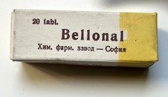 Vintage medicine for collection – BELLONAL, Unopened, rare