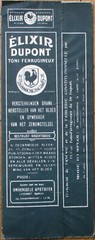 Drug Pharmacy 1900 Advertising Box, Élixir Dupont Iron Tonic Liege, Belgium