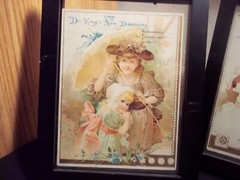 DR KINGS NEW DISCOVERY AD PRINTS 2 SIDED ALSO WITH VTG GLASS BOTTLE #1479
