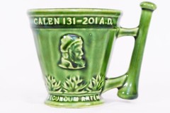 Vintage Pharmaceutical Advertising Coridicin RX Glazed Schering Mug Collectible