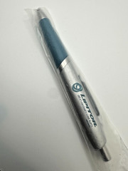Vintage Lipitor Atorvastatin Calcium Promo Ballpoint Pen Pharma NOS Metal Click