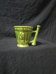 Vtg Galen Schering Advertising Coricidin Mortar Pestle Rx Mug