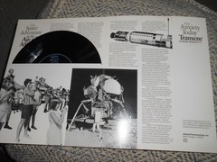 1983 Abbott Labs Tranxene Folder Record 1960s Sounds Voices Sputnik Apollo 11