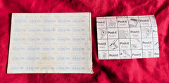 Zantac drug rep ads glass rain teardrop clip magnets Rx spatula notes narcotic