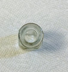 Vintage Early Glass Pharmacy Medicine Bottle Physicians Pineoleum trial bottle