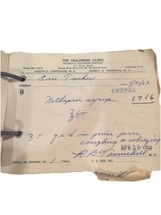 VTG Pharmacy Apothecary Prescription Box 1960s-70s (6 Available) Handwritten Rxs