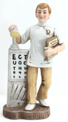 Lefton Vintage Eye Doctor Optometrist Porcelain Figurine